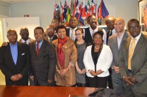 Members of the AFC USA chapter with US Congress officials after the meeting 
