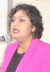 Minister of Education, Priya Manickchand