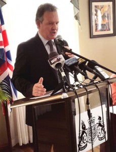 British High Commissioner, Andrew Ayre