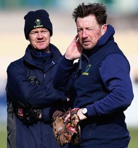 Toby Radford [left) served as Glamorgan head coach for two seasons © Getty Images