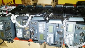 The radios which were delivered last year and which the manufacturer says are obsolete.