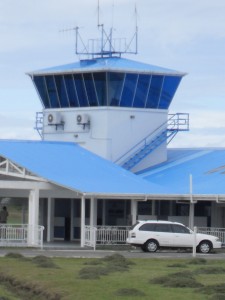 The Ogle Air Traffic Control  Tower was unmanned yesterday.