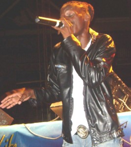 China based Guyanese artiste, Jermaine Mc Beam wooed the festive audience.