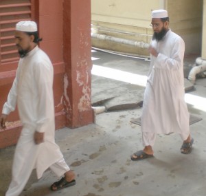 Appar Seddqui (left) and Abdul Rahman Panawala