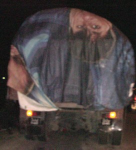 The truck that was involved in the accident