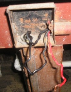 Exposed electrical points