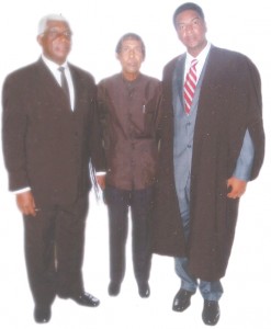 From left: Senior Counsel Marcel Crawford, Attorney-at-Law Murseline Bacchus and Attorney-at-Law Ryan Crawford.