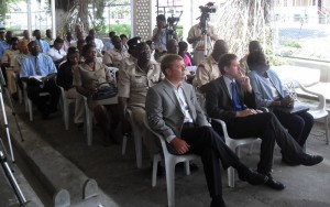 A section of the audience at the commissioning of the Police Data Centre. 