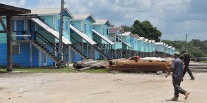 Some of the homes built for the staffers at Bamboo Landing.