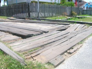 The current condition of the bridge at Meten–Meer–Zorg Primary. 