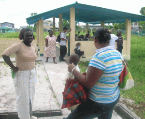  Several frustrated parents awaiting an explanation from the Headmaster