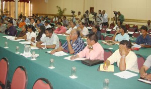 A section of the participants at the workshop.