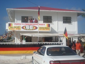The newly commissioned PPP headquarters in Essequibo