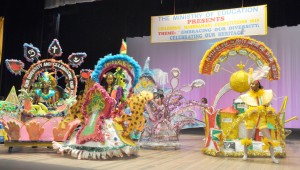 Some of the winning individual costumes that will hit the road parade route today  as the nation’s children enjoy the 2010 children’s Mashramani events culmination. 