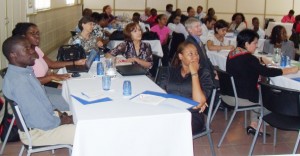 A section of the gathering at  the dissemination workshop