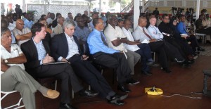 A section of the audience at the launching of the National Crime Observatory.