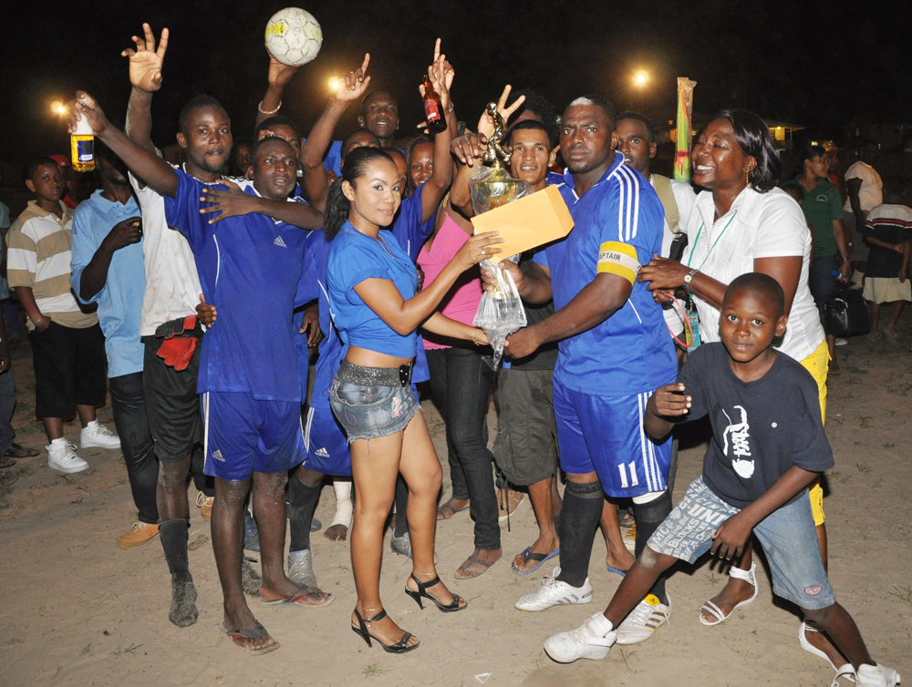 Ten Man Beacons Lift Gtandt Knock Out Football Title Kaieteur News