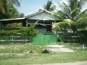 The house where the incident took place