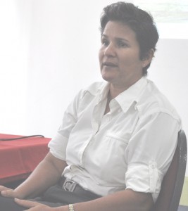 Chairperson of the Mangrove Action Committee (MAC), Annette Arjoon-Martins.