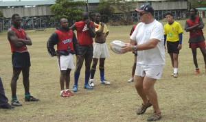 (Flashback)- Technical Director Joe Whipple seen during one of his sessions on a previous visit. 