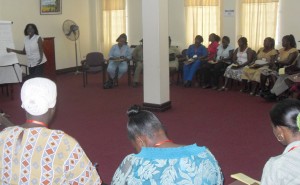 Municipal workers during an intense session