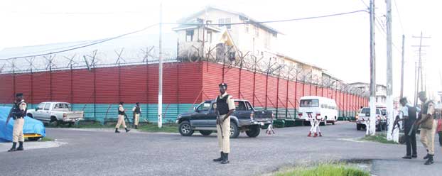 Joint Services Lock Down Camp Street Prison Following Mini Protest Kaieteur News