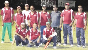 Members of the Parika Defenders team after their victory. 