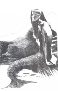 An illustration of the Water Baby from “Tales of the Spirits.”