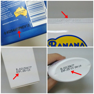 Expiry date-marking must be permanently embossed on foodstuff
