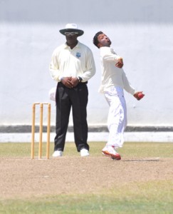 Veerasammy Permaul bowled impressively yesterday.