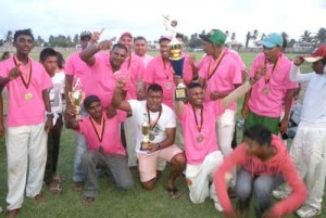 The winning Lusignan team.