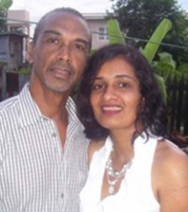 Pastor Motielall Persaud and his second wife, Gita