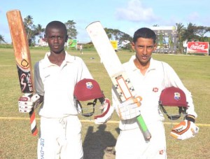 Junior Sinclair (left) and Brandon Mangal