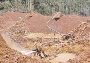 Gold mining in Guyana (KN file photo)