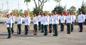 Newly Commissioned Officers during yesterday’s parade.