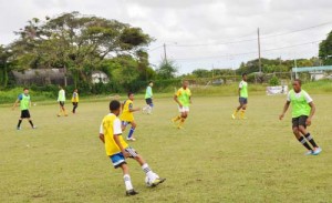 Part of the action in this year’s Nestle Milo Under-20 Schools Football Competition.