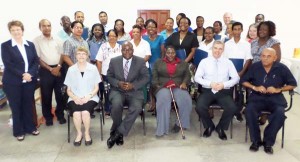 Olato Sam, Chief Education Officer (seated, second left) with coaches and participants of the GITEP program.