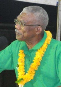 President-in-waiting, Brigadier David Granger 