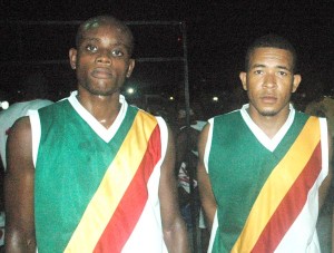 Nikkoloi Smith (left) and Shelroy Thomas