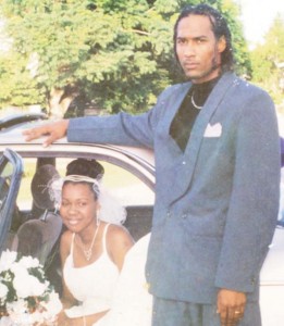 Charles Anthony Woolford and his wife, Latoya Conway-Woolford in happier times