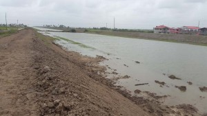 Water level drops in conservancy