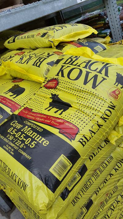 Cow manure on sale home depot