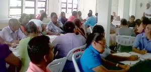 Teachers at the workshop which was held at State House.