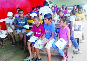 Participants at the clinic 