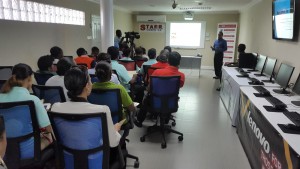 President of STARR Computer Inc., Michael Mohan explains the increased efficiency of technology during the Medical Technology Seminar.
