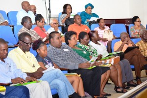 Regional Democratic Councillors at the Ministry of Communities  leadership forum at the Arthur Chung Convention Centre