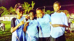 The architects of Foxy Ladies’ success l-r Stacy Adams, Uan Wilson, Shamika Marcus and Tiandi Smith. 