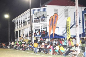 Fans enjoying the action at the GFC ground.