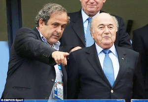 Sepp Blatter and Michel Platini