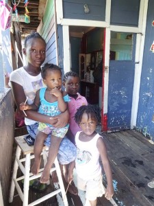 Sixteen-year-old Shequita Roberts and three of her siblings sit unsure of what will become of their home. 